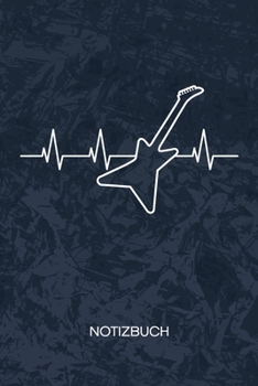 NOTIZBUCH: A5 Kariert - Solokünstler Heft - Instrumente Notizheft 120 Seiten KARO - E-Gitarre Notizblock E-Gitarrist Herz Motiv - Instrumentalist Geschenk (German Edition)
