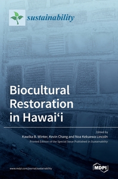 Hardcover Biocultural Restoration in Hawai'i Book