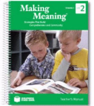 Spiral-bound Making Meaning, Vol. 2: Strategies that Build Comprehension and Community, Grade 2 Book