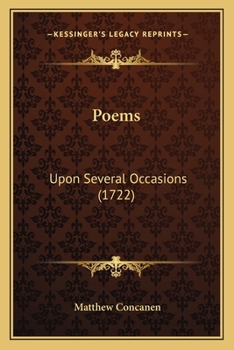 Paperback Poems: Upon Several Occasions (1722) Book