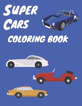 Paperback Supercars Coloring Book