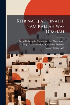 Paperback Kitb natij al-finah f nam Kallah wa-Dimnah [Arabic] Book
