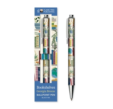 Misc. Georgia Breeze: Bookshelves Boxed Decorative Ballpoint Pen Book
