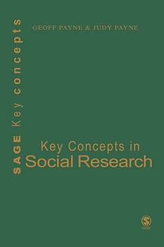 Hardcover Key Concepts in Social Research Book