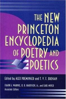 Paperback The New Princeton Encyclopedia of Poetry and Poetics Book