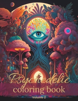 Paperback Psychedelic Coloring Book: Vol 2 Book