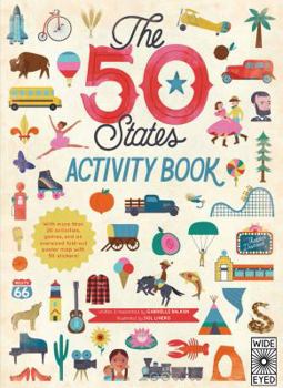 Paperback The 50 States: Activity Book: Maps of the 50 States of the USA Book