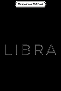 Paperback Composition Notebook: Libra Zodiac Born to Stand Out Funny Cat Journal/Notebook Blank Lined Ruled 6x9 100 Pages Book