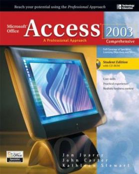 Paperback Microsoft Office Access 2003: A Professional Approach, Comprehensive Student Edition W/ CD-ROM Book