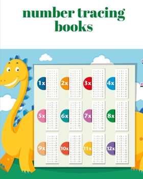 Paperback number tracing books: A book of 72 pages, the size of 8/10, in which everything a child needs to enter the world of numbers Book