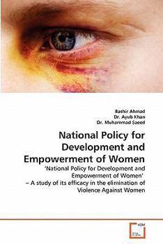 Paperback National Policy for Development and Empowerment of Women Book