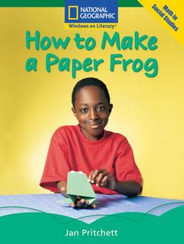 Paperback Windows on Literacy Fluent (Math: Math in Social Studies): How to Make a Paper Frog Book