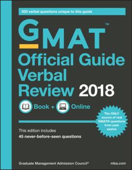 Paperback GMAT Official Guide 2018 Verbal Review: Book + Online Book