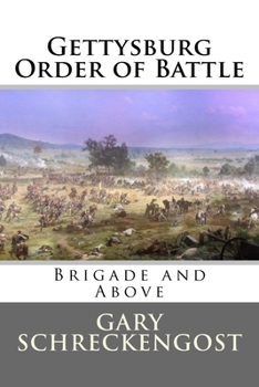 Paperback Gettysburg Order of Battle: Brigade and Above Book