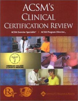 Paperback ACSM's Clinical Certification Review Book