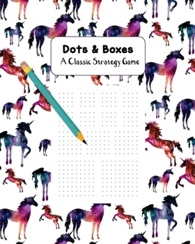 Paperback Dots & Boxes A Classic Strategy Game: Large and Small Playing Squares, Big Book Dot to Dot Grid, Game of Dots, Boxes, Dot and Line, Pigs in a Pen, Bla Book