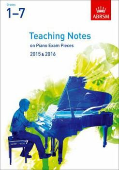 Sheet music ABRSM TEACHING NOTES ON PIANO EXAM PIECES 2015 - 2016 (GRADES 1-7) LIVRE SUR LA MUSIQUE Book