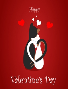 Happy Valentine's day: happy valentine's day notebook 2020 for friend - best gift for Whom You loved in special shapes inside 8.5"x11" journal