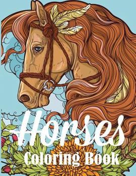 Paperback Horses Coloring Book