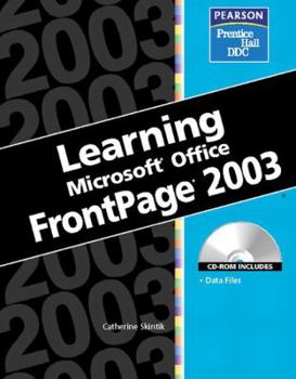 Spiral-bound Learning Microsoft Office FrontPage 2003 [With CDROM] Book