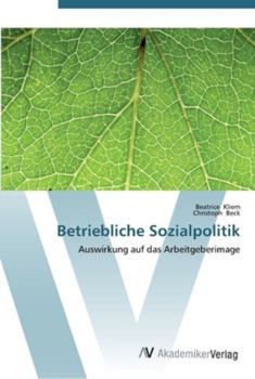 Paperback Betriebliche Sozialpolitik [German] Book