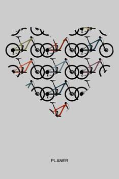 Paperback Planer: Mountainbike Fahrrad Outdoor Kalender Organizer Terminplaner Terminkalender Wochenkalender - Geschenk f?r Mountainbike [German] Book