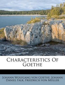 Paperback Characteristics of Goethe Book