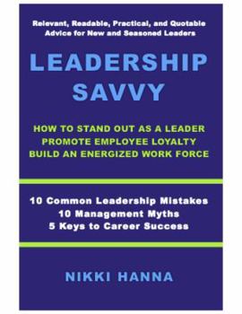 Paperback Leadership Savvy Book
