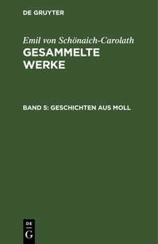 Hardcover Geschichten Aus Moll [German] Book