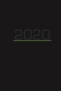 Paperback 2020 Journal Lined and Bullet: Green Book