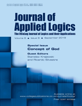 Journal of Applied Logics - The IfCoLog Journal of Logics and their Applications: Volume 6, Issue 6, September 2019: Special Issue: Concept of God