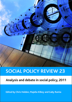 Hardcover Social Policy Review 23: Analysis and Debate in Social Policy, 2011 Book