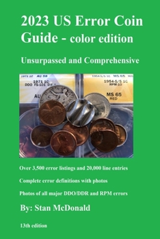 Paperback 2023 US Error Coin Guide - Color Edition Book