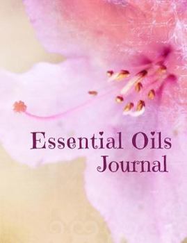 Paperback Essential Oils Journal (Pink Flower) Book