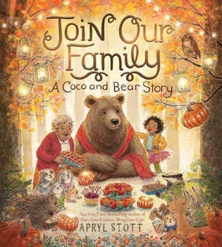 Hardcover Join Our Family: A Coco and Bear Story Book