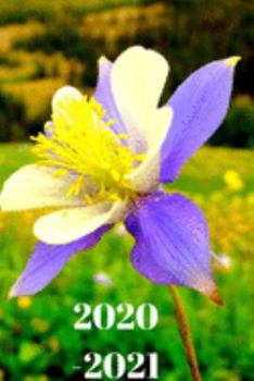 Pretty Purple Blue Colorado Columbine  Wildflower Lover's 25  Month Weekly Planner Dated Calendar for Women & Men: 2 years plus December To-Do ... & Dec.2019, 25 months Weekly Planner Book)