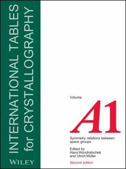 Hardcover International Tables for Crystallography, Volume A1: Symmetry Relations Between Space Groups Book