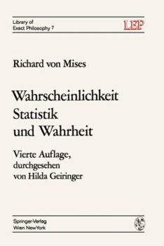 Paperback Wahrscheinlichkeit Statistik Und Wahrheit [German] Book