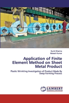 Paperback Application of Finite Element Method on Sheet Metal Product Book