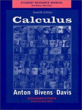 Paperback Student Resource Manual to Accompany Calculus, 7e with Sample Tests Book