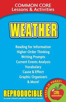 Weather: Common Core Lessons & Activities - Book  of the Common Core