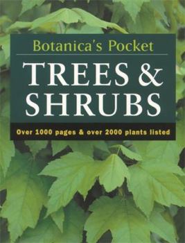 Paperback Botanica's Pocket Trees and Shrubs Book