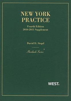 Paperback Siegel's New York Practice Supplement Book