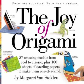 Paperback The Joy of Origami [With 100 Sheets of Origami Paper] Book