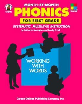 Paperback Month-By-Month Phonics for First Gra Book