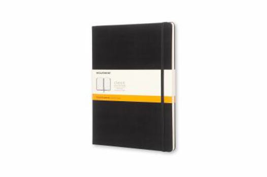 Hardcover Moleskine Classic Notebook, Extra Large, Ruled, Black, Hard Cover (7.5 X 10) Book