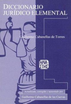 Paperback Diccionario Juridico Elemental (Spanish Edition) [Spanish] Book