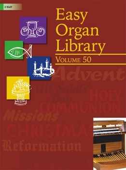 Spiral-bound Easy Organ Library, Volume 50 Book