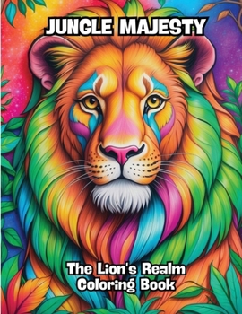 Paperback Jungle Majesty: The Lion's Realm Coloring Book