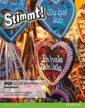 Paperback Stimmt! Aqa GCSE German Foundation Student Book